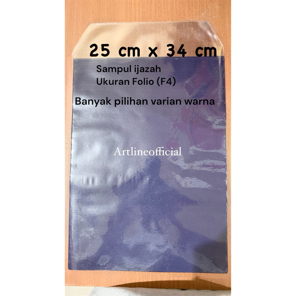 Sampul Ijazah Ukuran Folio 25x34 cm Isi 100 Pcs Pelindung Dokumen