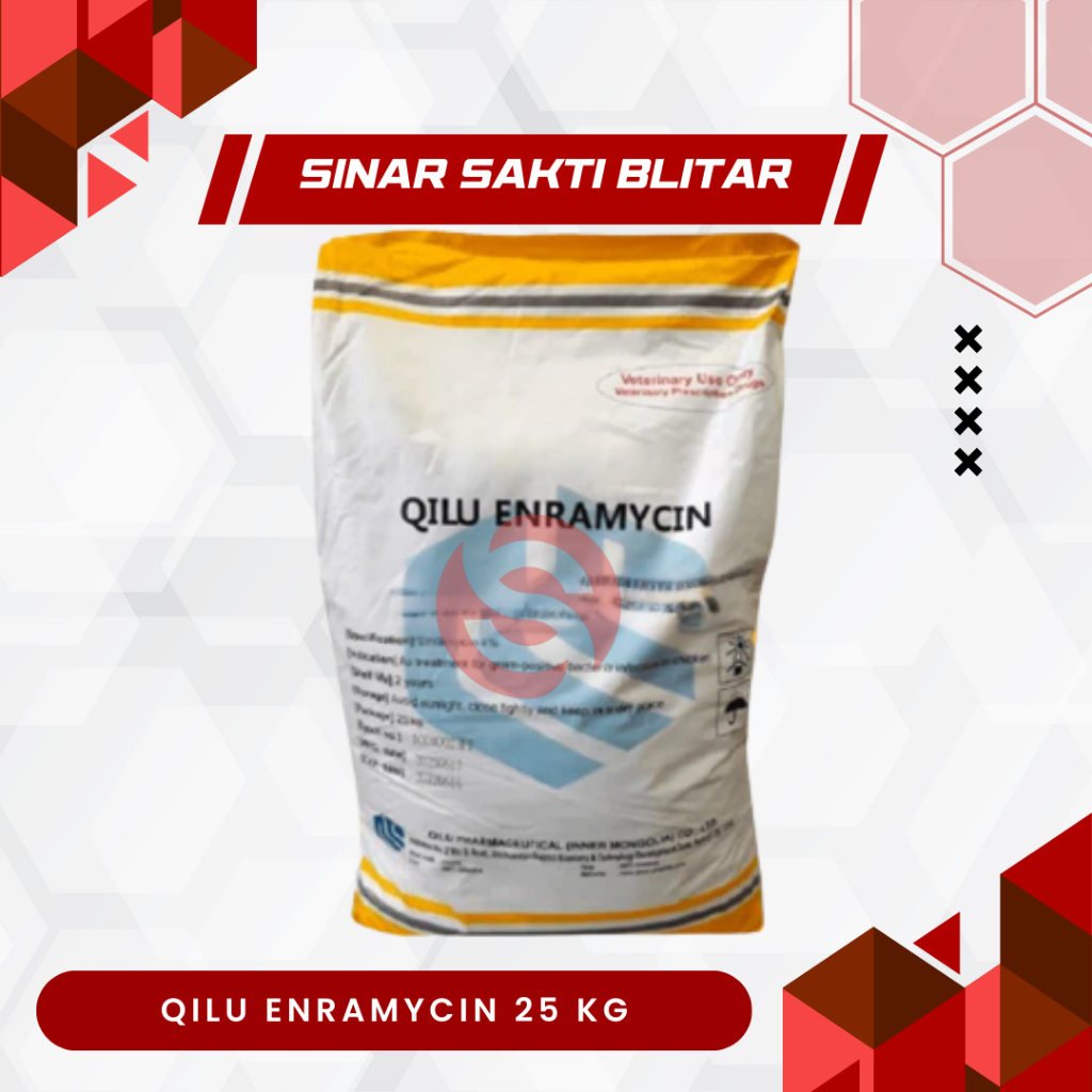 QILU ENRAMYCIN 4% (AGP) 25 kG - Pemacu Produksi Telur - Premix Anti Microba