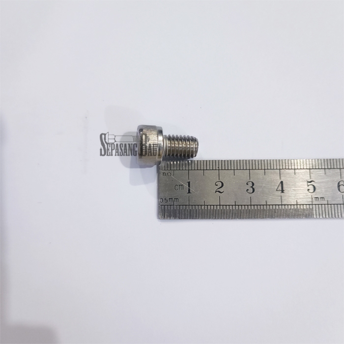 M8 x 12 Baut L Hex Head Socket Screw Stainless 304 M8x12