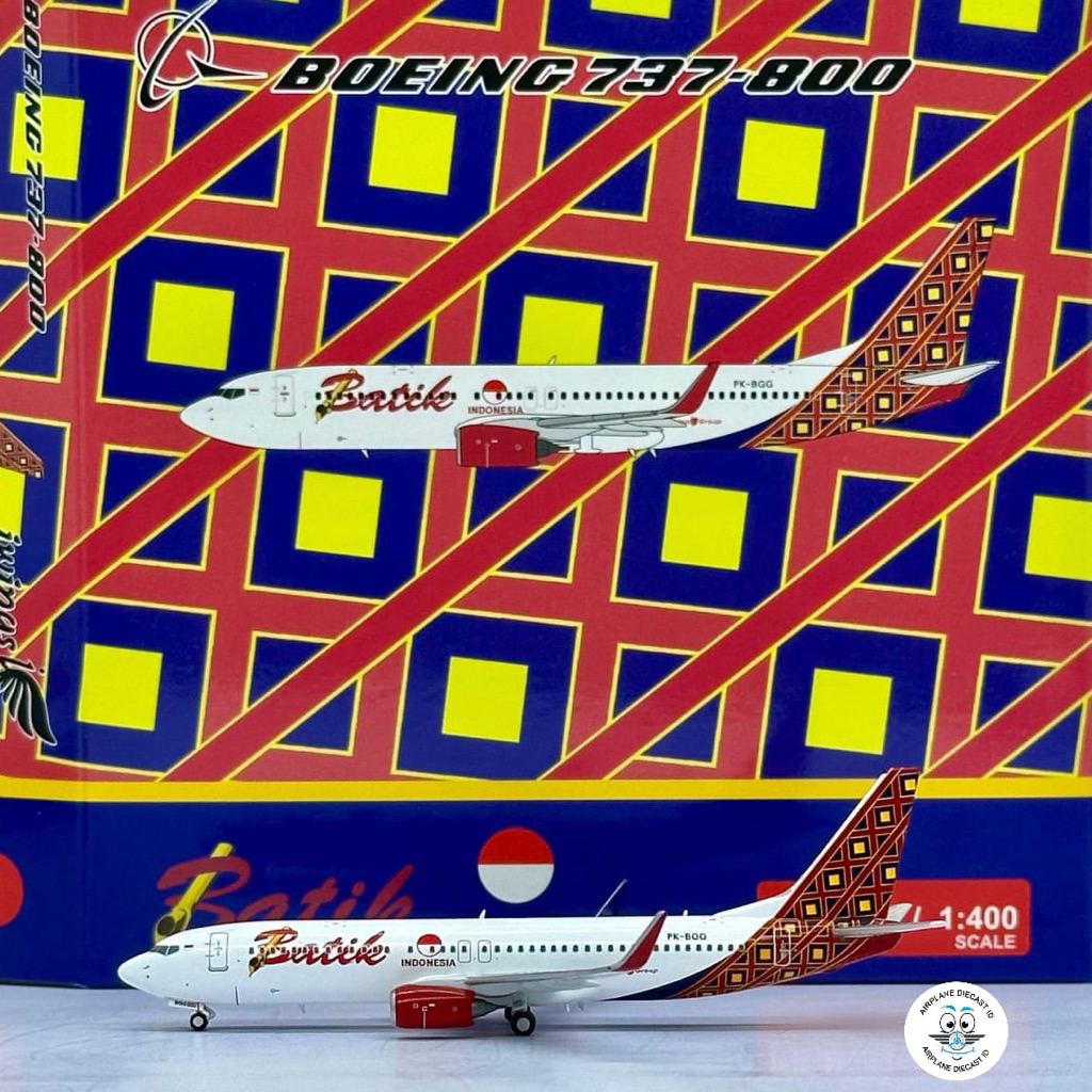 1/400 Batik Air Boeing B737-800 PK-BGG iWings Models 1:400 Scale Limited Edition