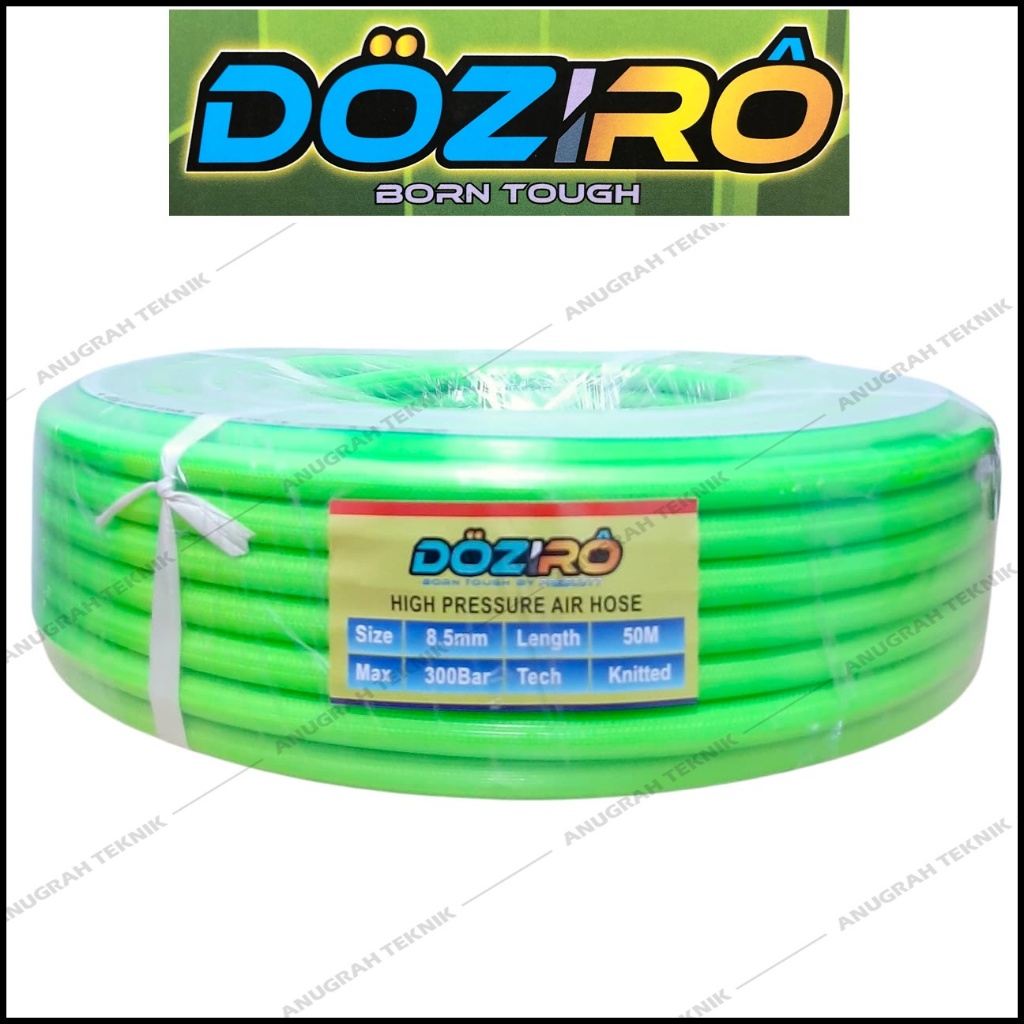 DOZIRO Selang Kompresor 50 Meter High Pressure Air Hose Selang Angin Kompresor 50M Doziro