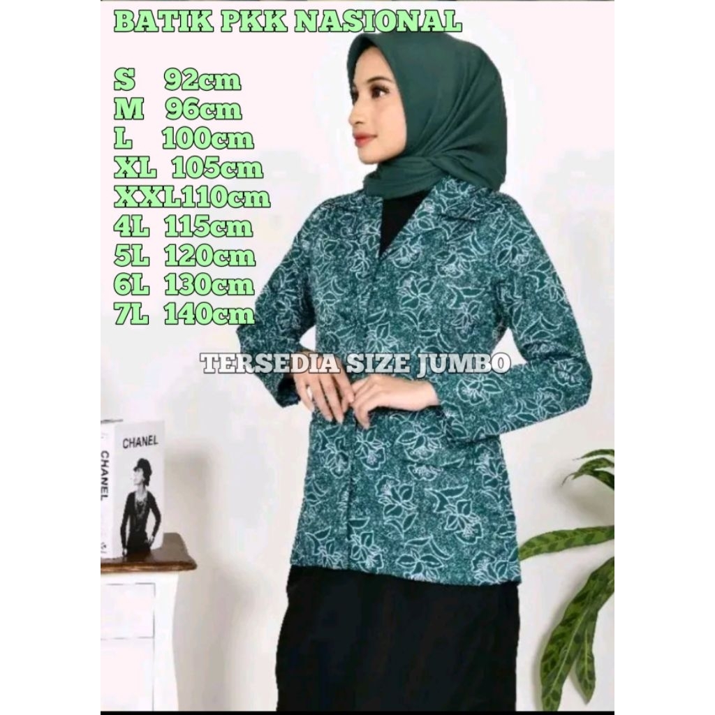 Baju PKK Nasional lapis furing halus Batik pkk 5 putik Seragam pkk Baju PKK Atasan pkk pkk terbaru p