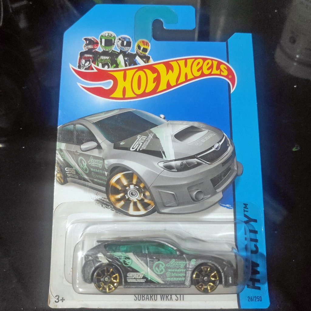 Hot Wheels Subaru WRX STI Metalflake Gray Abu-abu Hotwheels Treasure Hunt Reguler HW TH Reg