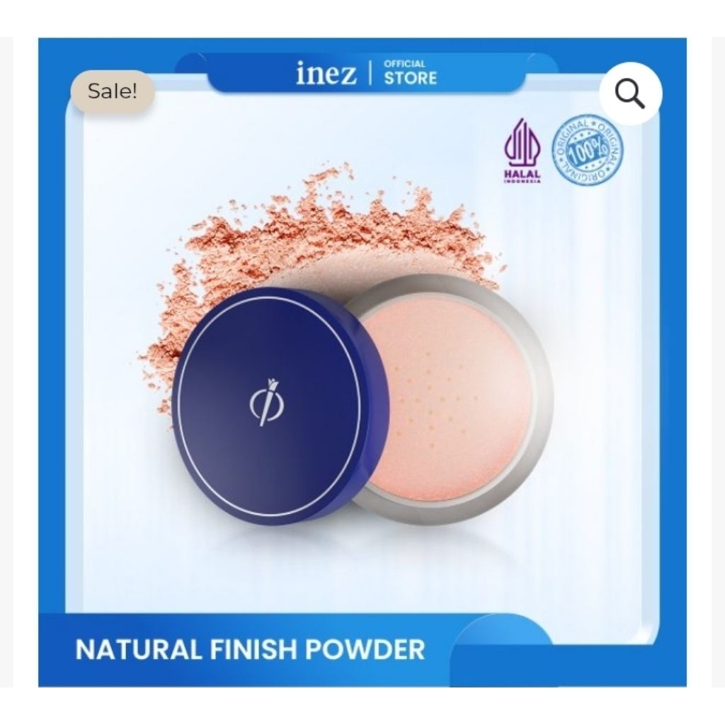 NATURAL FINISH POWDER INEZ/finishing touch inez