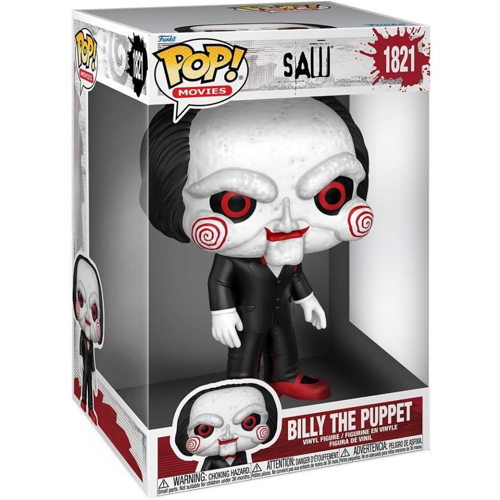 Funko Pop Jumbo: Saw - Billy The Puppet - Collectable Vinyl Figure - Gift Idea - Official Merchandis
