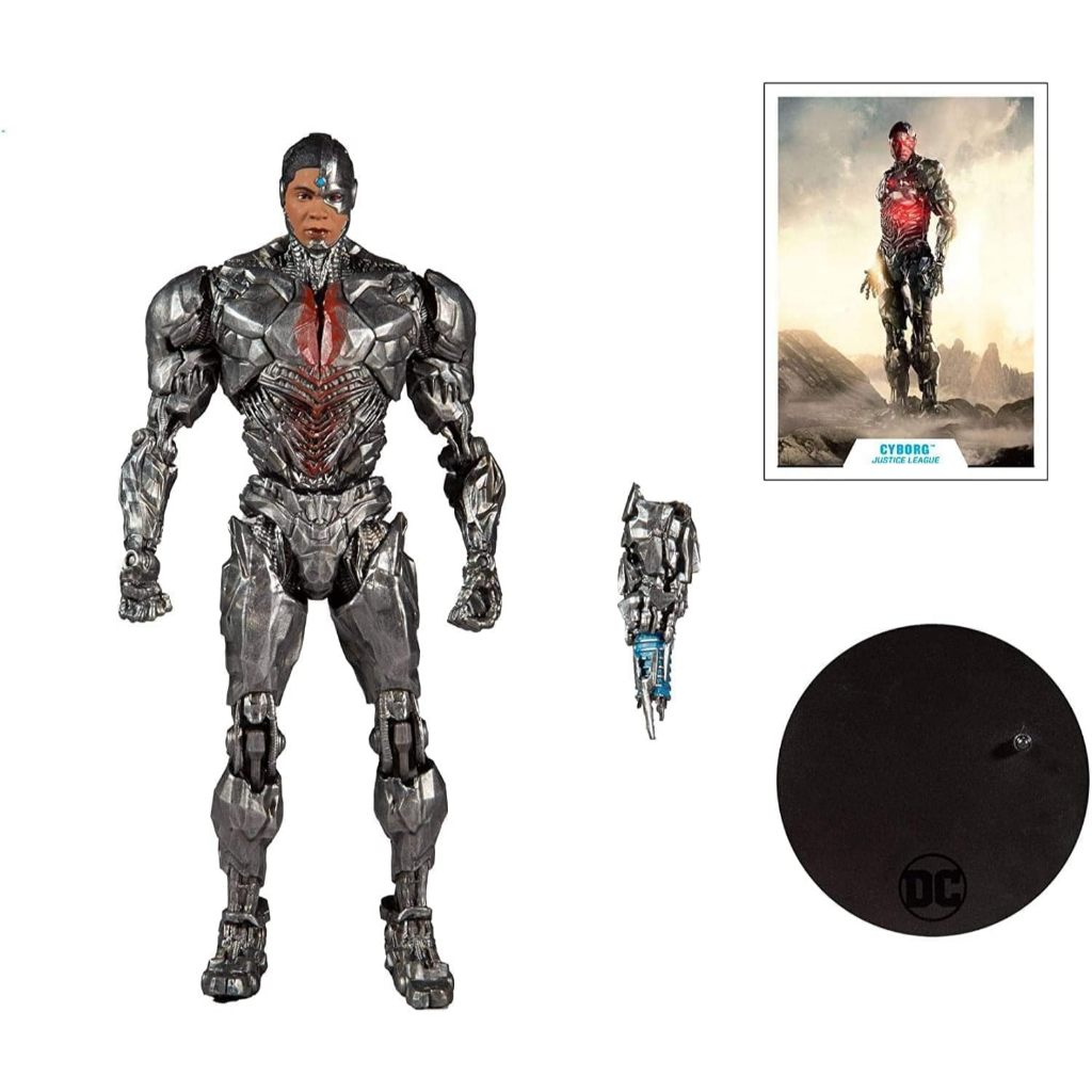 NEW McFarlane Toys DC Justice League Movie Cyborg 7" Action Figure [Kode 1Kode 2Kode 3Kode 4Kode