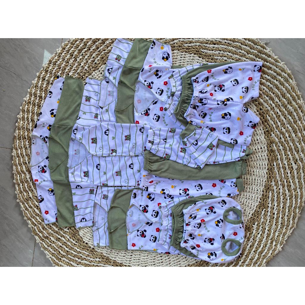 18 PCS /9 paket Setelan Bayi cewek cowok Newborn Baju Bayi Baru Lahir