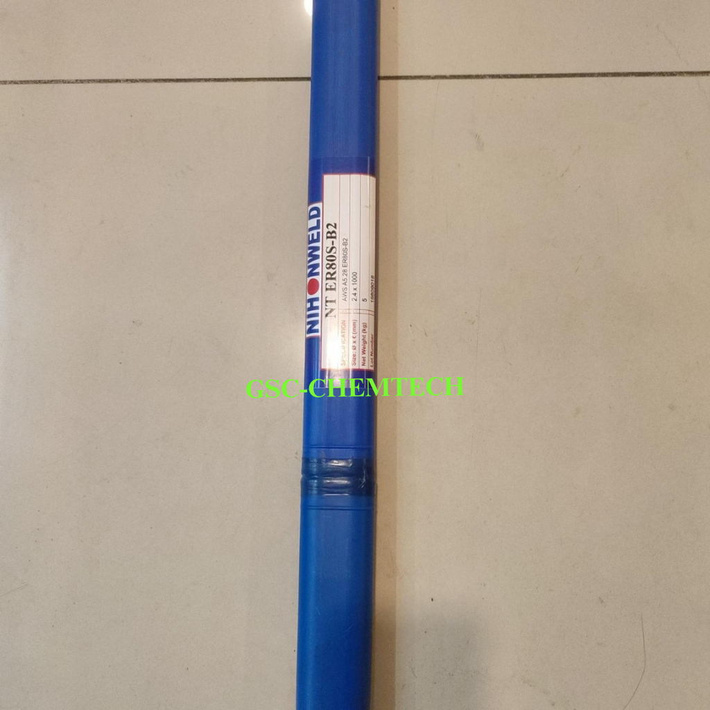Kawat Las Nihon Weld NT ER80S-B2 2,4MM x 1000MM AWS A5. 28 ER80S-B2
