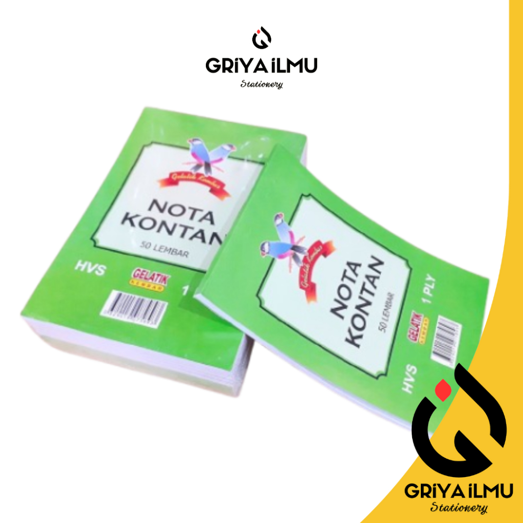 Nota Kontan/Buku Nota GELATIK 50 Lembar 1 Ply (052023)