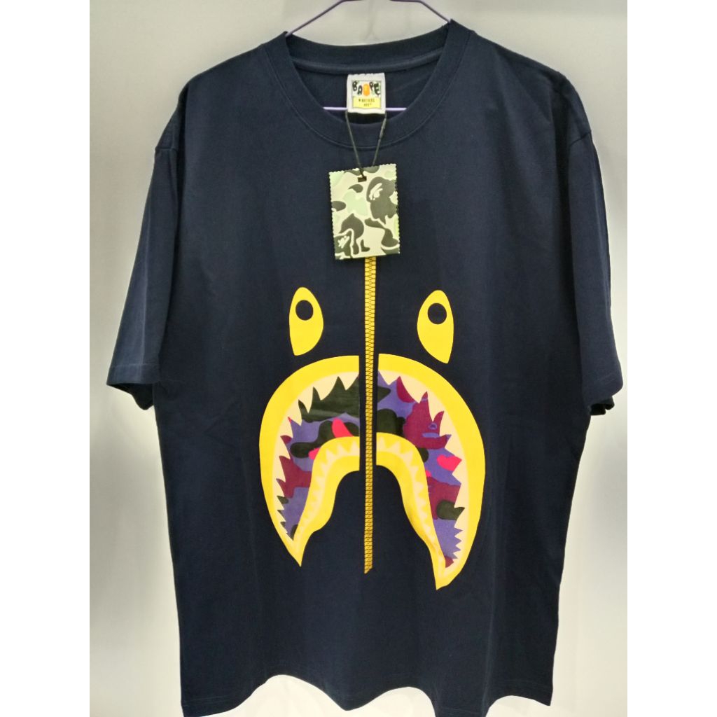 T-shirt Pria Original # BAPE # Navy