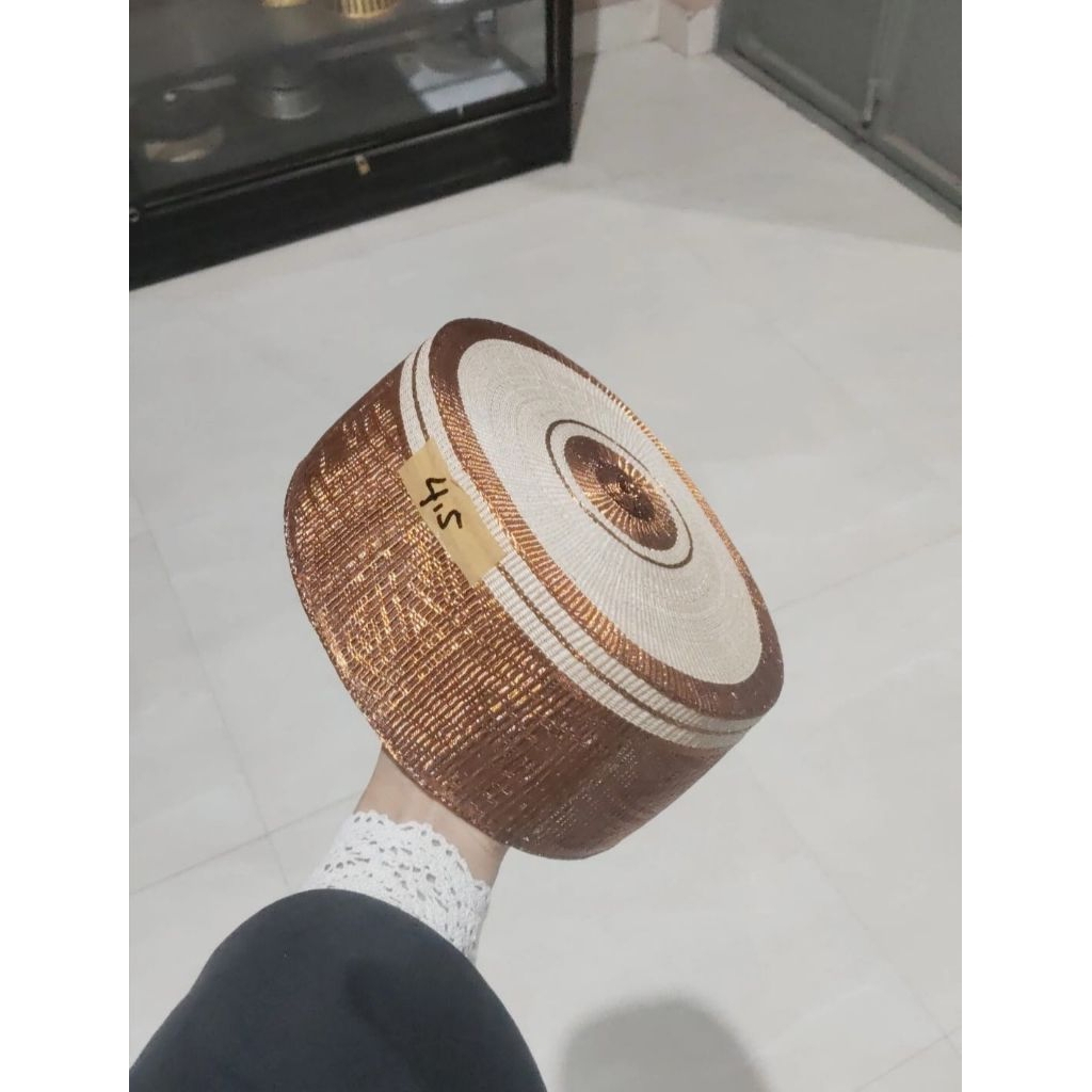 Songko Recca Tembaga kualitas Nomor 2/Songko Recca Asli Bugis /Songkob Tau Bone /100% Original