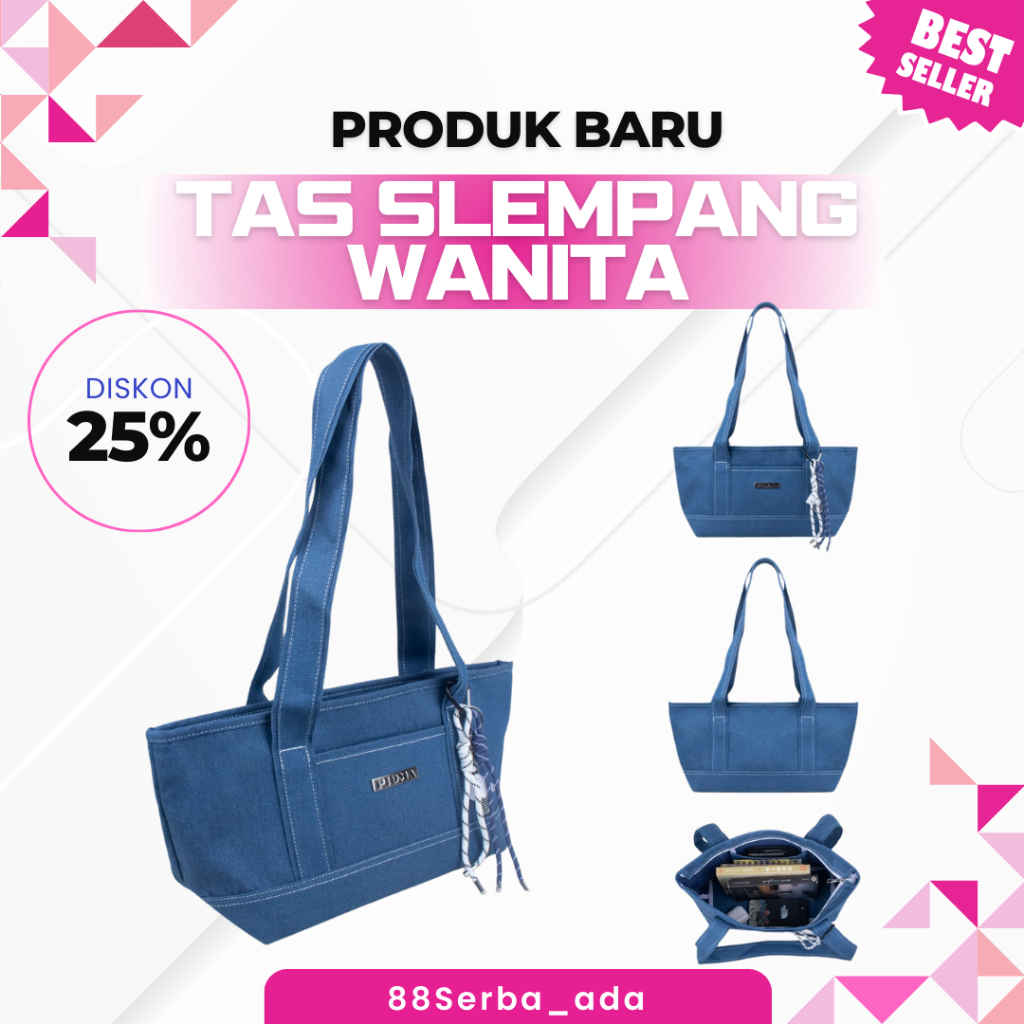Tas Selempang Wanita Warna Biru | Sling Bag Stylish
