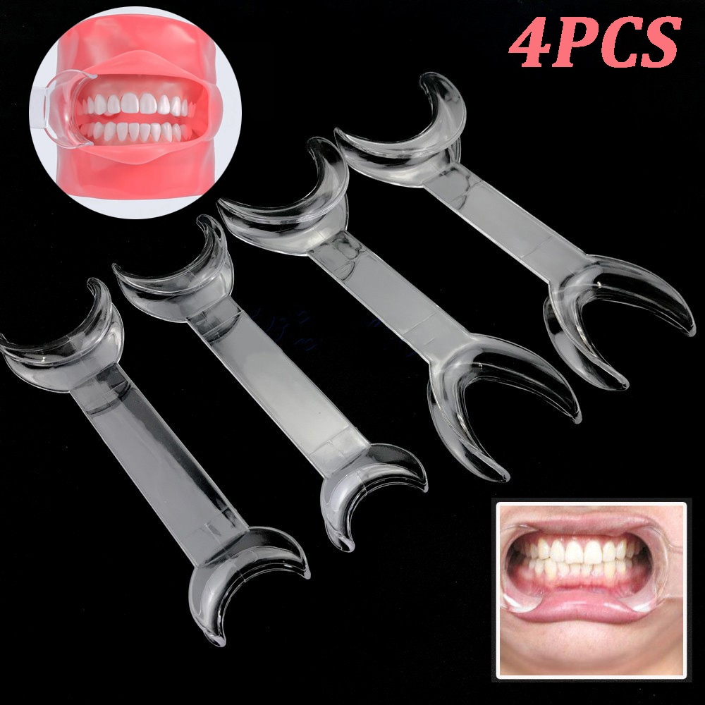 4pcs/set Dental cheek retractor pembuka mulut bibir mouth retractor cheek retractor mouth gate opene
