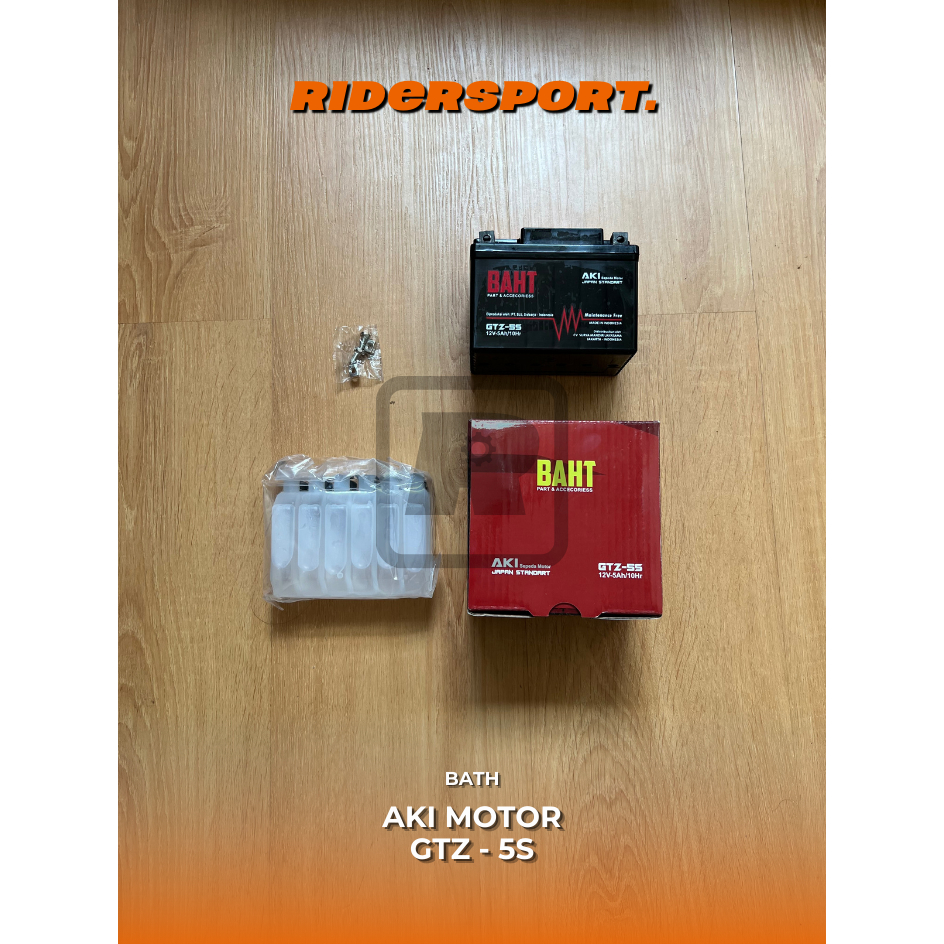 AKI KERING MOTOR TIPE GTZ-5S  (GARANSI 6 BULAN) kharisma, beat, supra x 125, vixion, mio j, scoopy -