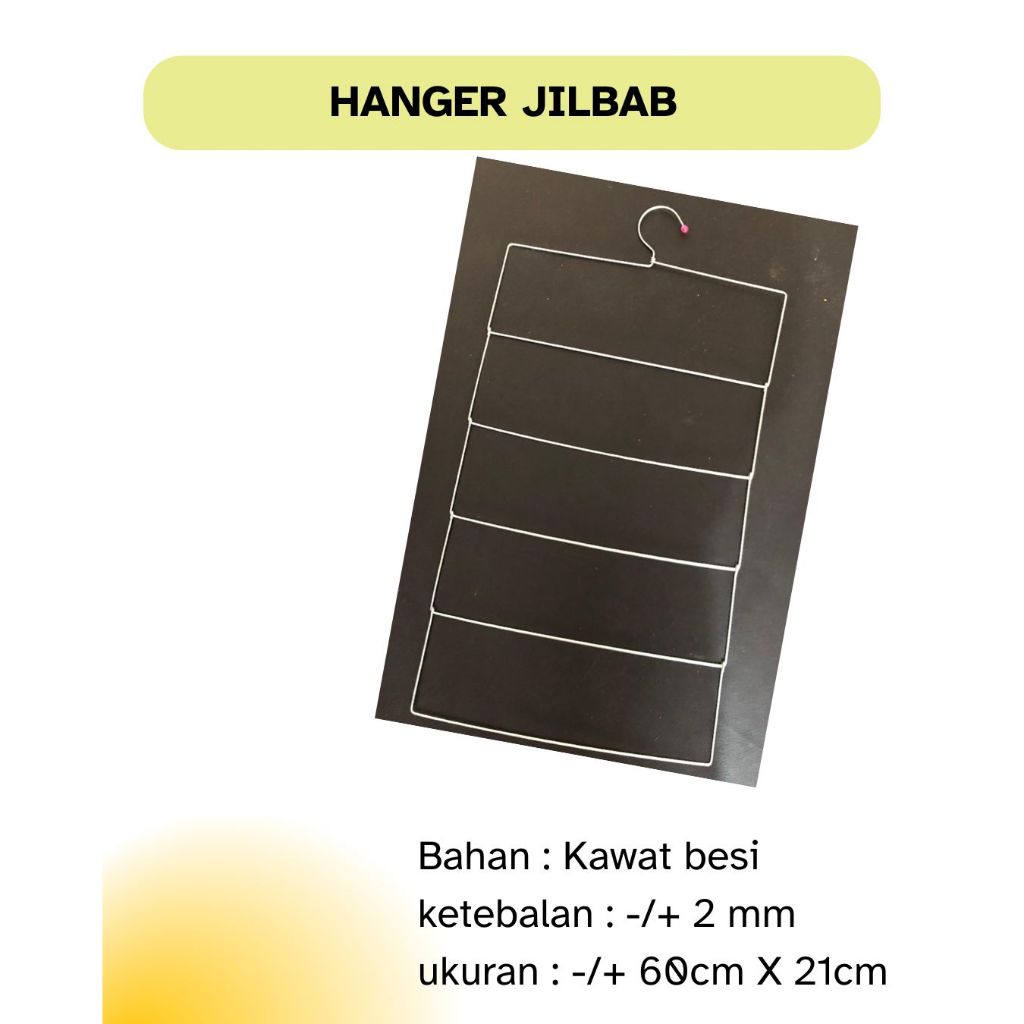 Hanger Jilbab Susun Murah / gantungan Jilbab /hanger jilbab kawat/ hanger jilbab tebal kawat 2,4 mm