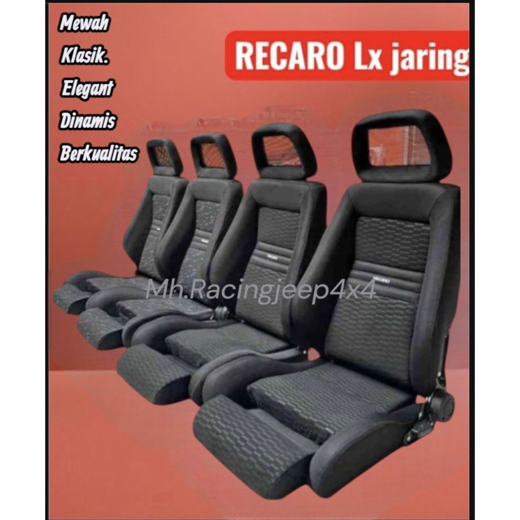 JOK MOBIL RACING RECARO LX jaring slinder motif mobil  Universal