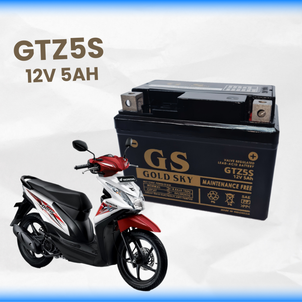 AKI KERING MOTOR BeAT SCOOPY SPACY GENIO GTZ5S YTZ4V GTZ4V GS Y MF