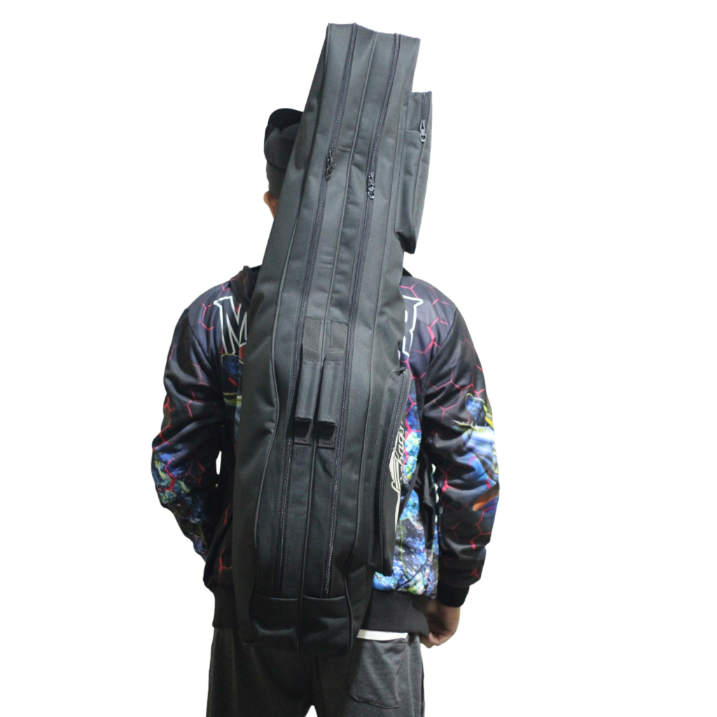 Tas Pancing Joran Pancing Tebal Bahan Terpal Jeep Double Ruang