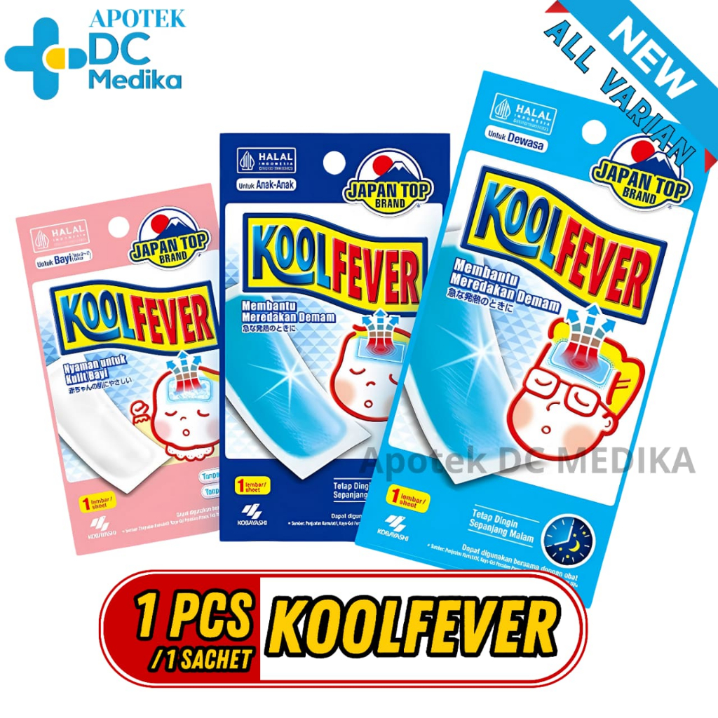 Kool Fever All varian patch demam bayi anak dewasa kompres demam batuk pilek