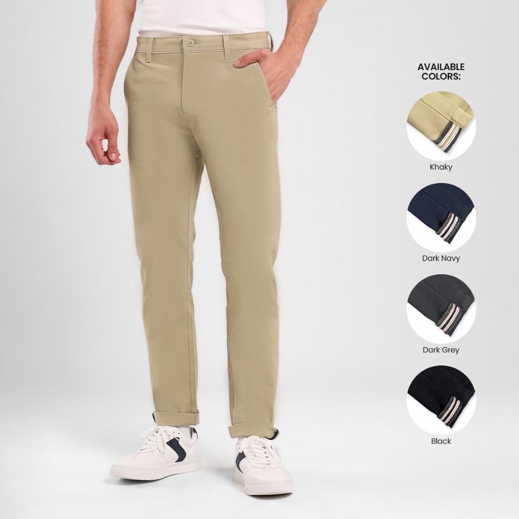 [BEST SELLER] EDWIN JEANS - Celana Panjang Chinos Pria Slim Fit FERANDO Collection Celana Chino Pria