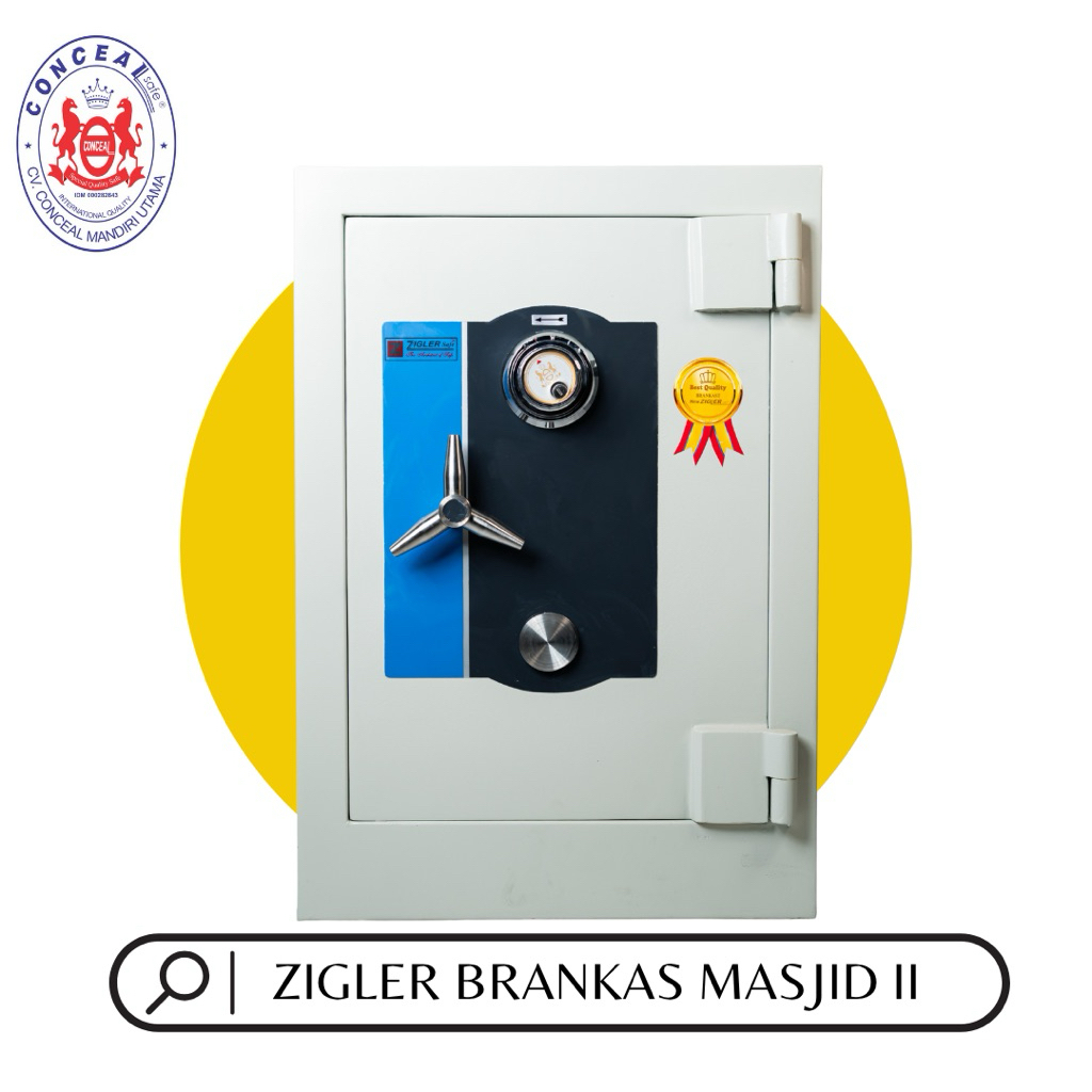 Brankas Masjid Zigler Size II - Brankas Tahan Api - Brankas Tahan Bongkar - Brankas Uang - Brankas E
