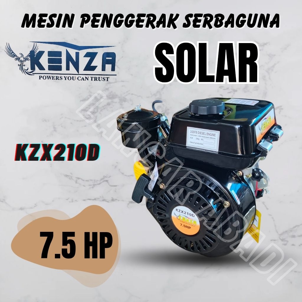 mesin penggerak serbaguna/mesin penggerak solar/7.5 hp/kenza/KZX210D/motor penggerak solar/diesel