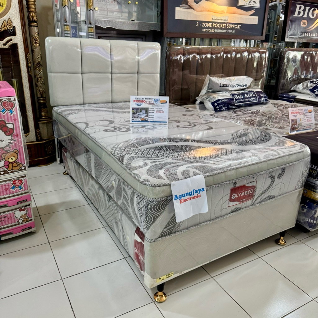 KASUR SORONG 2in1 TWIN OLYMBED BY BIGLAND 120CM SPRINGBED ANAK (CILEGON-SERANG)