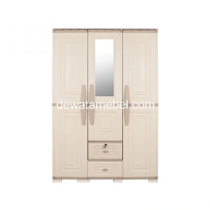 OTM 3P Modern Olymplast Lemari Pakaian 3 Pintu Plastik OLYMPLAST/lemari pakaian/lemari 3 pintu plast