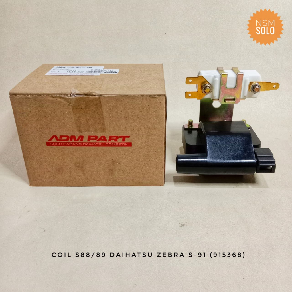 Koil Ignition Coil Mobil Daihatsu Zebra 1.0 1.3 S88 S89 Asli