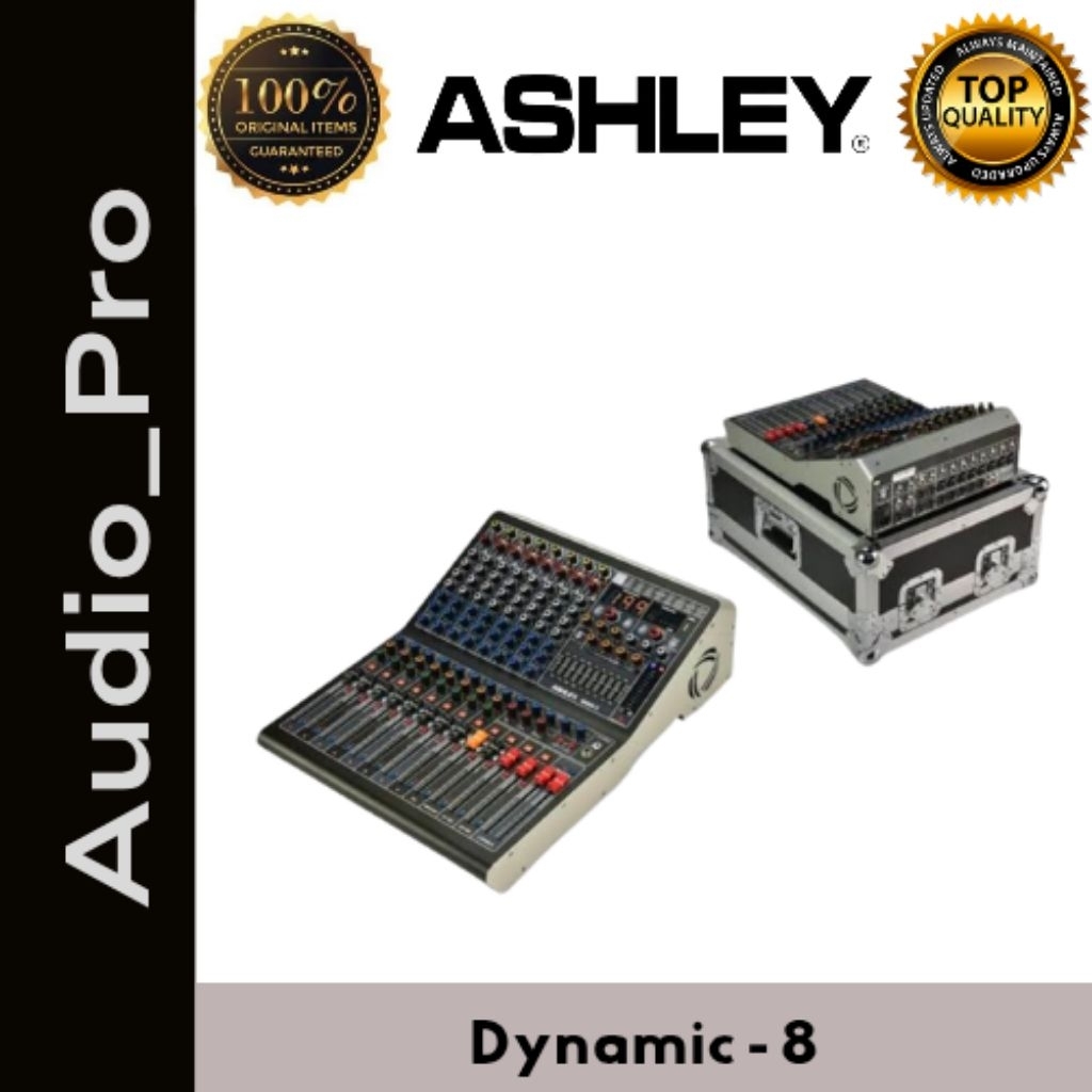 MIXER ASHLEY DYNAMIC 8 / ASHLEY DYNAMIC 8 MIXER 8 CHANEL ORIGINAL