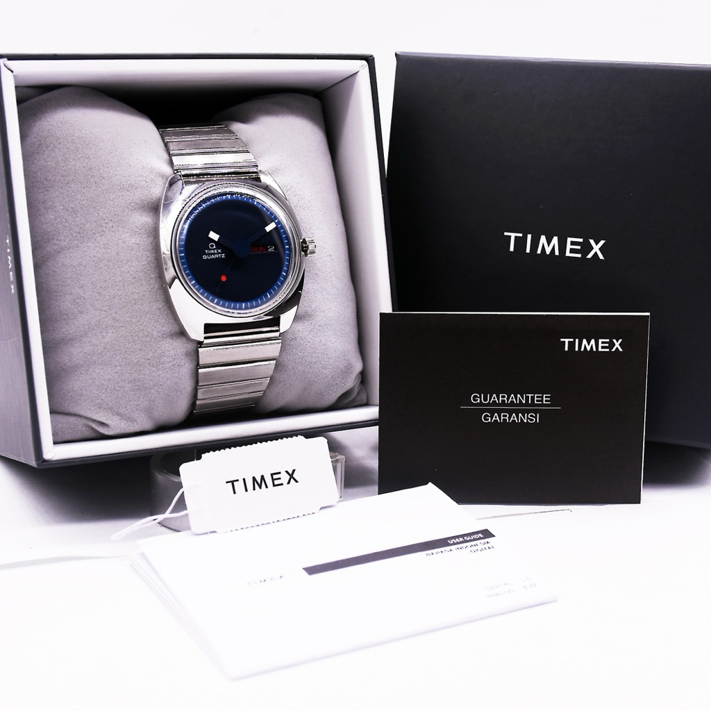 Timex TW2W59800 - Jam Tangan Pria Q Timex 1975 Enigma Reissue Original