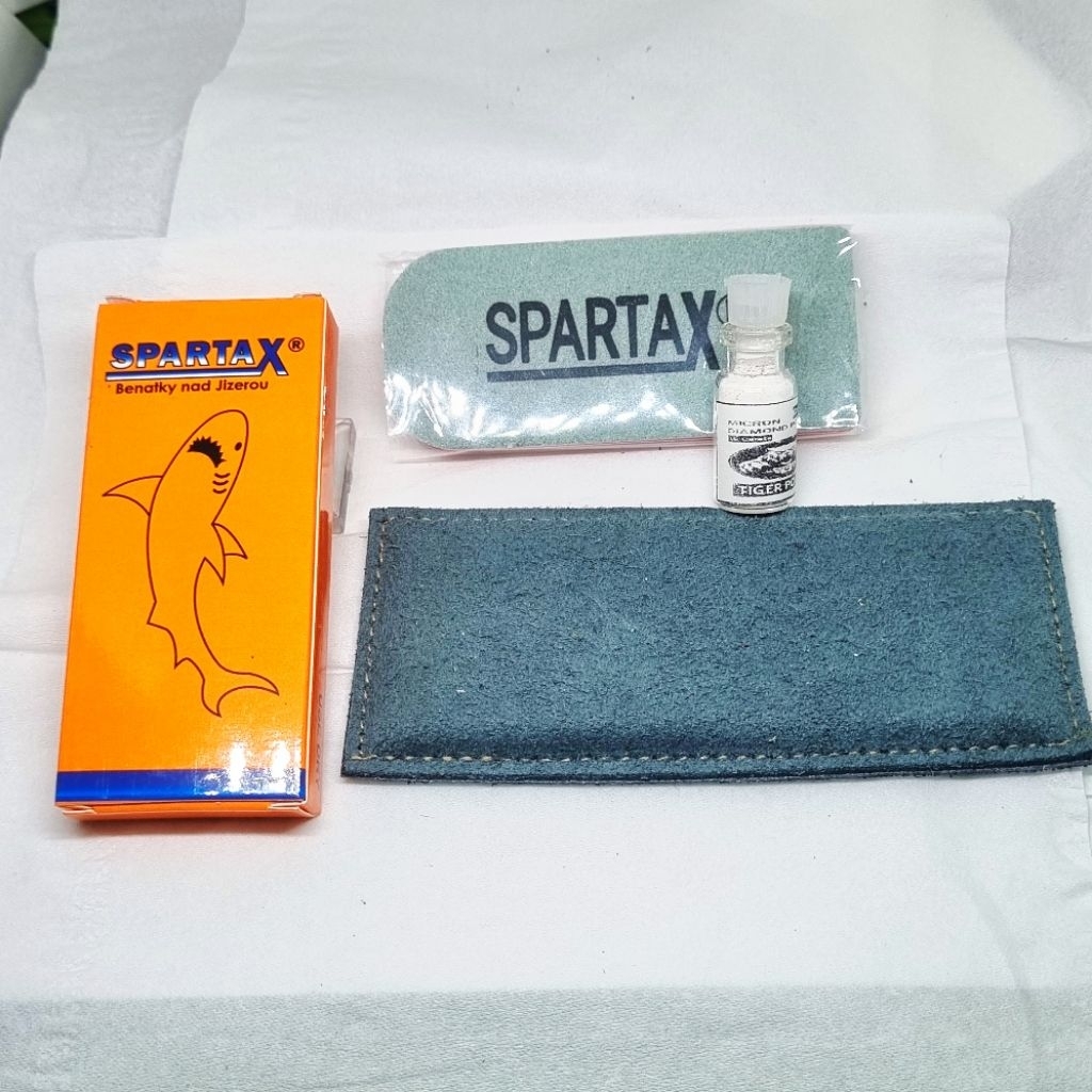 Paket pengkilap batu akik / spartax merk spon serbuk intan pengkilap batu akik