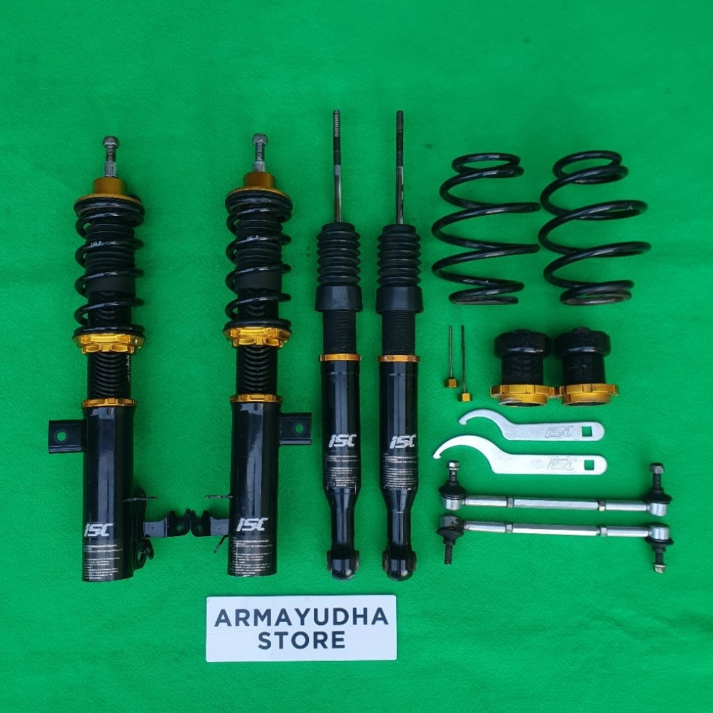 Coilover shock 2nd ISC Type Street Honda Jazz GE8 GK5 Brio City Hatchback Freed Mulus