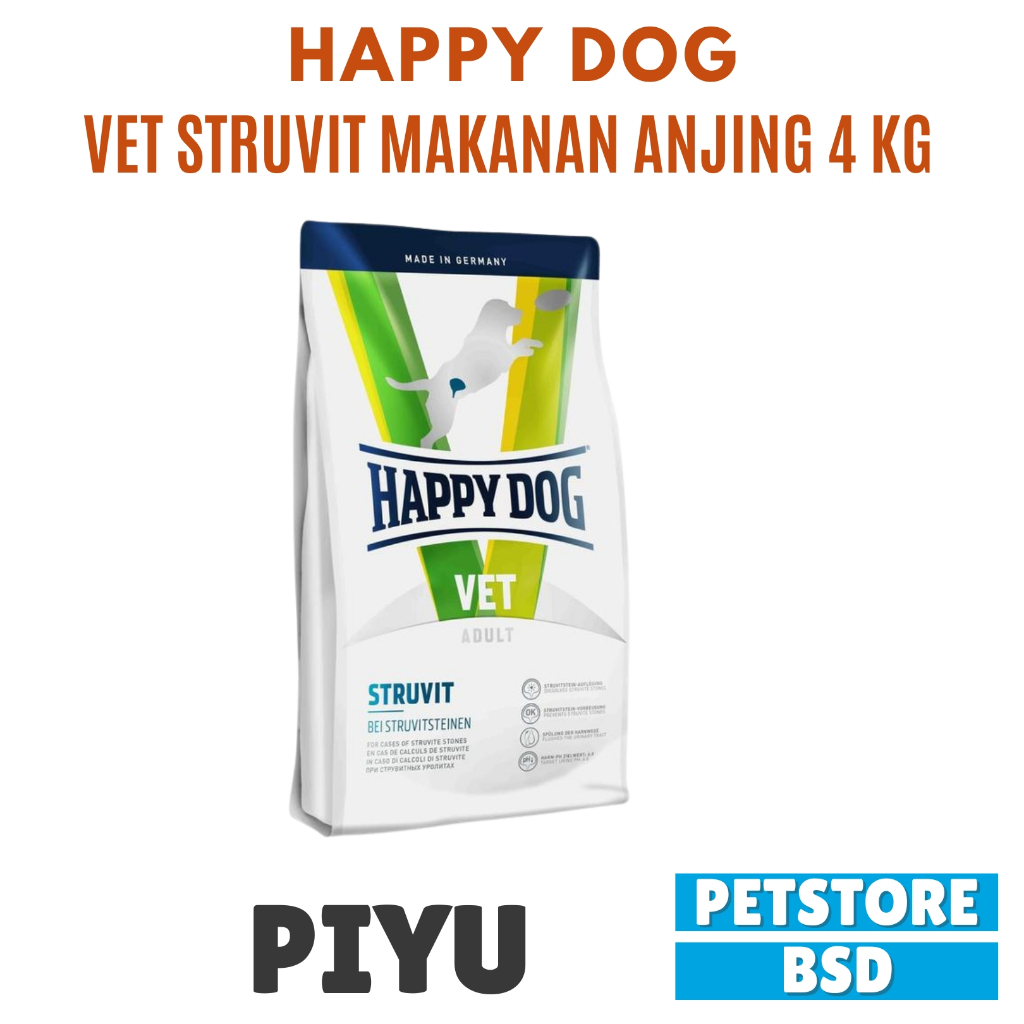 Makanan Anjing HAPPY DOG STRUVIT Kemasan 4kg