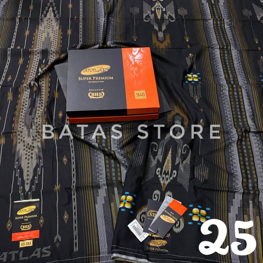 SARUNG ATLAS SUPER PREMIUM 940 MOTIF BHS GOLD ORIGINAL Sarung ATLAS Suprem Supreme Super Premium Pri