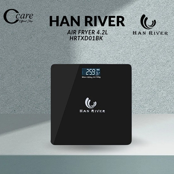 HAN RIVER Timbangan Badan Digital HRDZC02BK - Pengering Rambut
