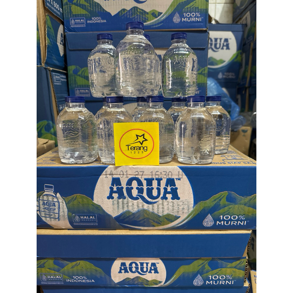 Aqua botol mini 220 ml dus