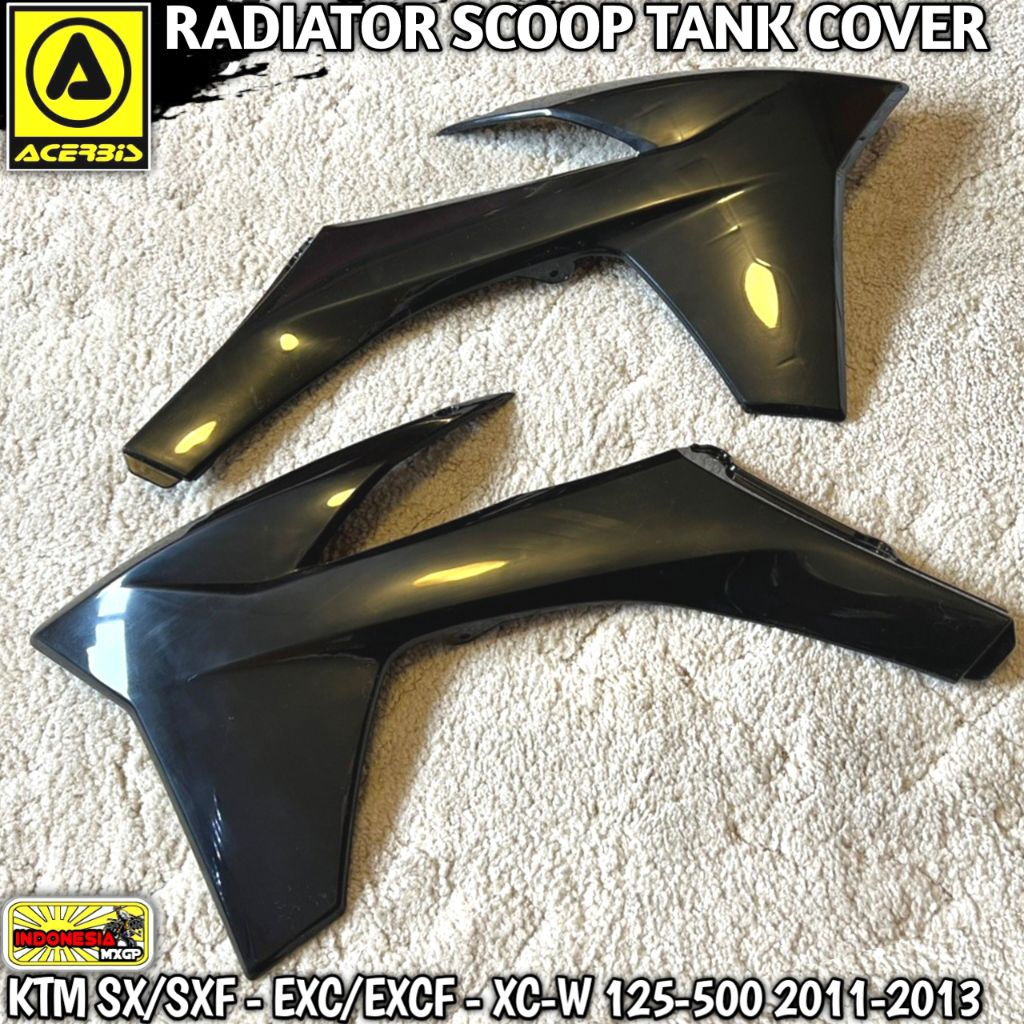 KTM SX SXF - EXC EXCF - XC-W 125 150 200 250 300 350 450 500 2011 2012 2013 - ACERBIS RADIATOR SCOOP