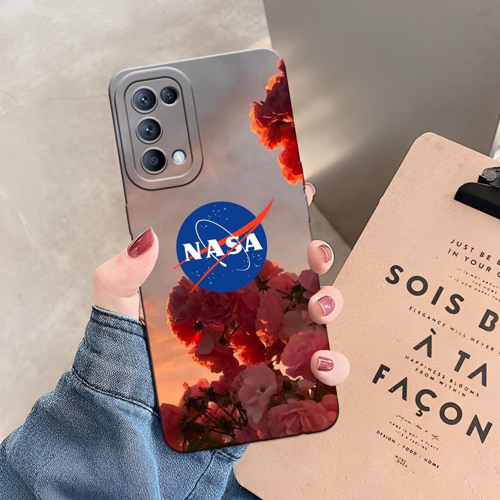 Case OPPO Reno 5 5G  Terbaru - Leviora Case - Fashion Case NASA  - Softcase OPPO Reno 5 5G - Case Pr