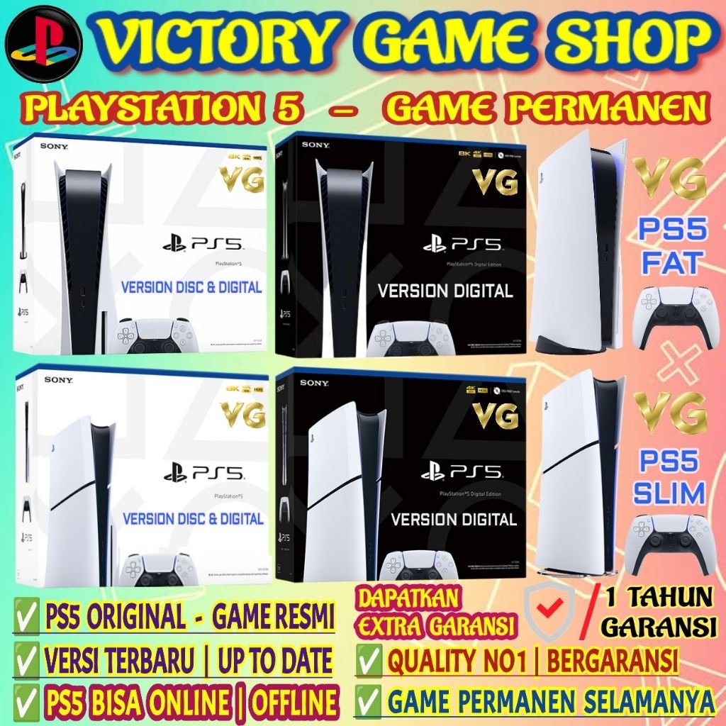 PS5 | PS 5 | PS5 FAT | PS5 SLIM | PS5 ORIGINAL | PS 5 ORIGINAL | CONSOLE PS5 | GAME RESMI ORIGINAL