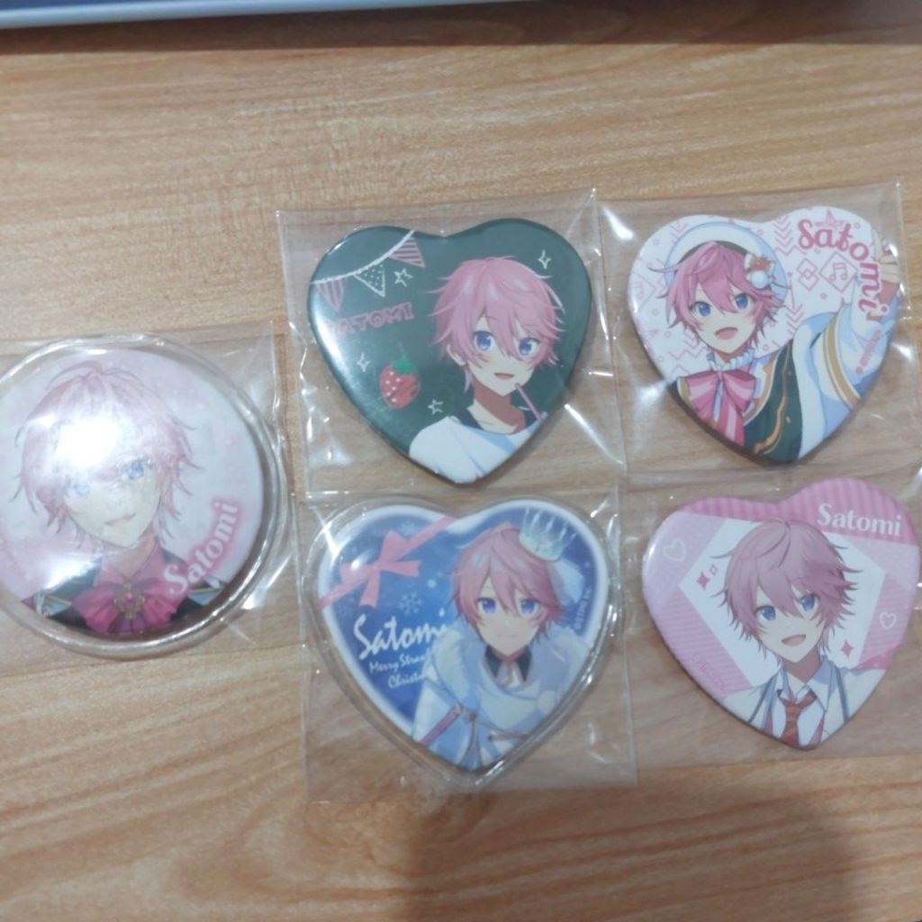Badge Strawberry Prince Sutopuri Satomi