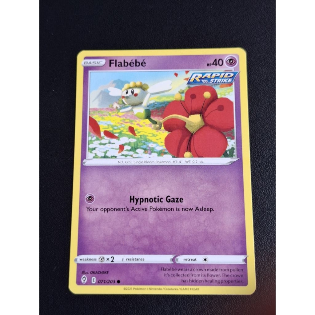 kartu pokemon original common flabebe 071/203
