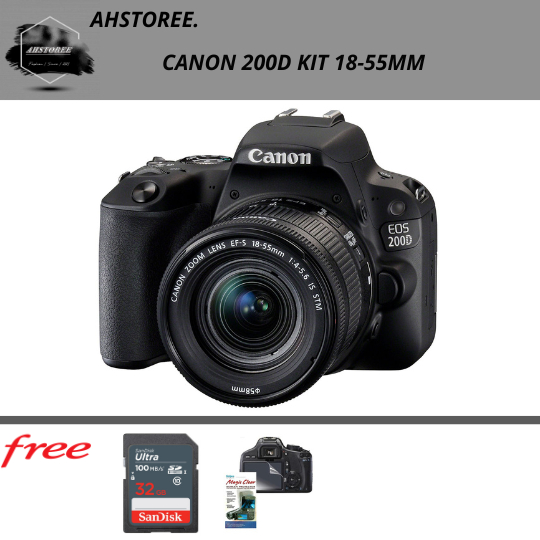Kamera Canon 200D II Kit 18-55mm IS STM EOS 200D Mark 2 200d ii