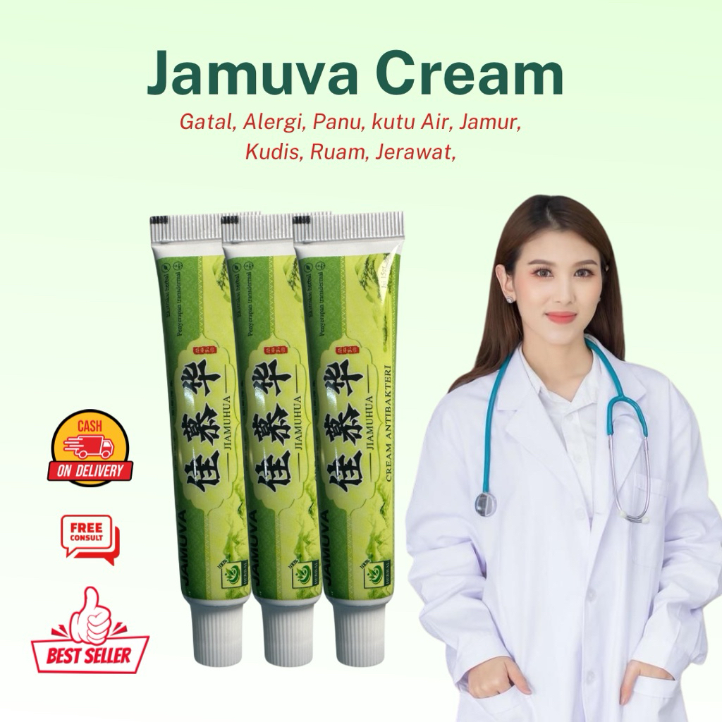 Cream Obat Salep Jamuva Untuk Gatal Alergi Kulit Ampuh Salep Exim Jamur Jerawat