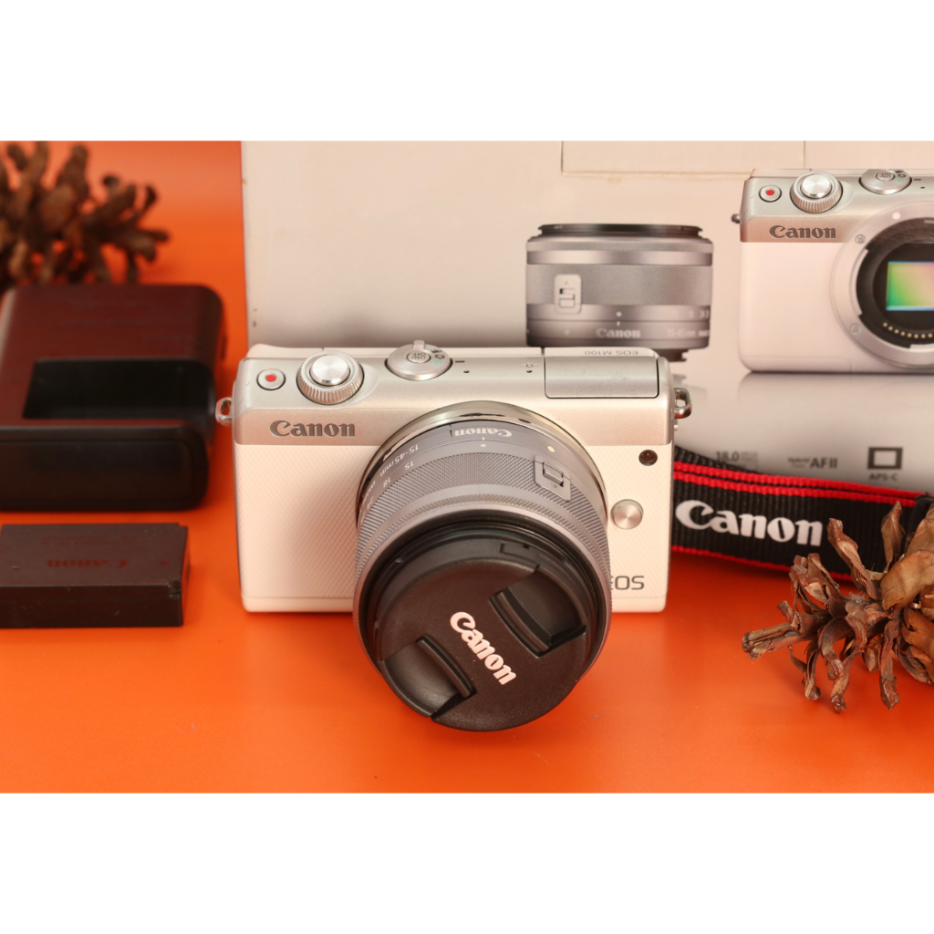 Canon EOS M100 Kit EF-M 15-45mm Fullset B816