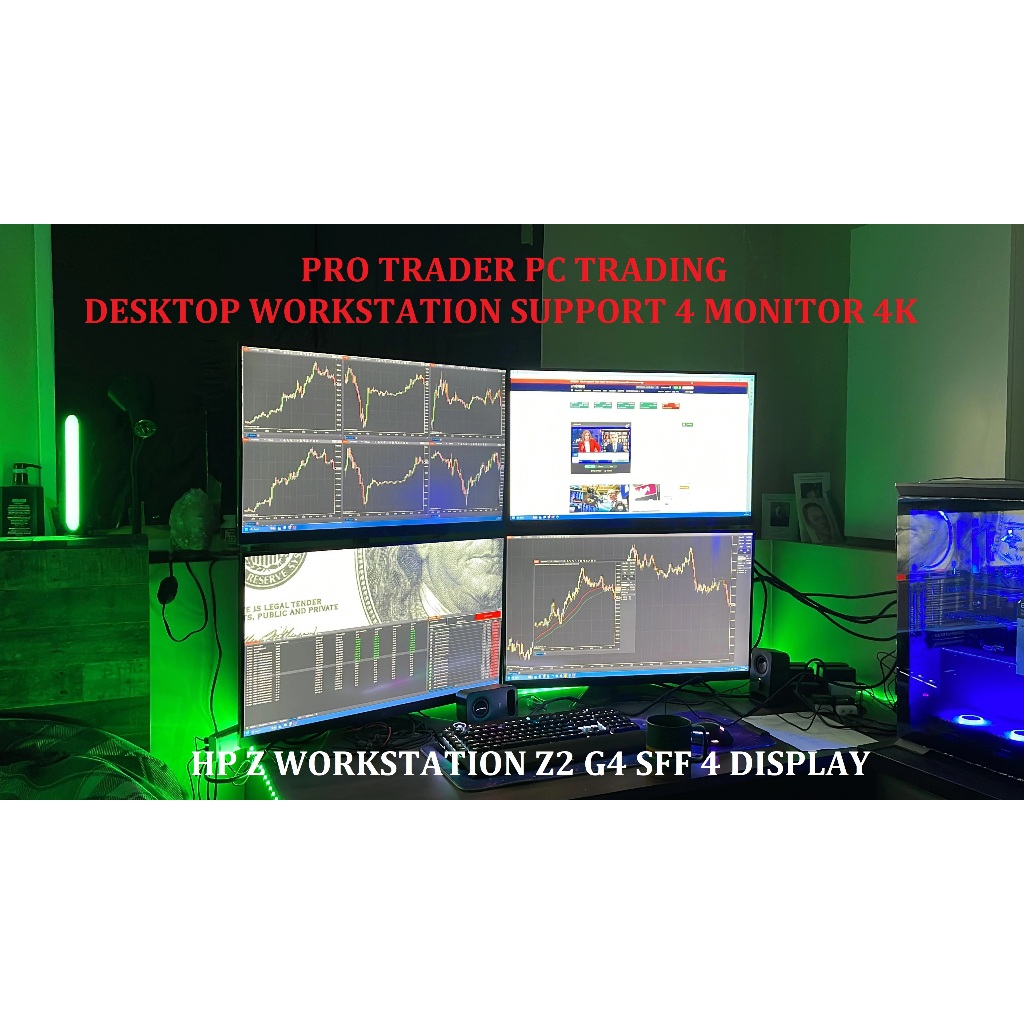 PC Trading 4 Monitor - Small PC HP Z2 G4 SFF Xeon E-2124G Coffee Lake (Gen9) Made in Tokyo japan BUI