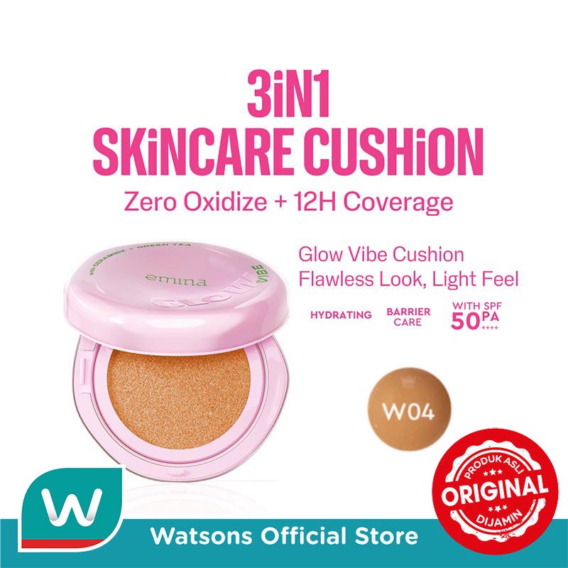 Emina Glow Vibe Cushion W04 Dune 13g