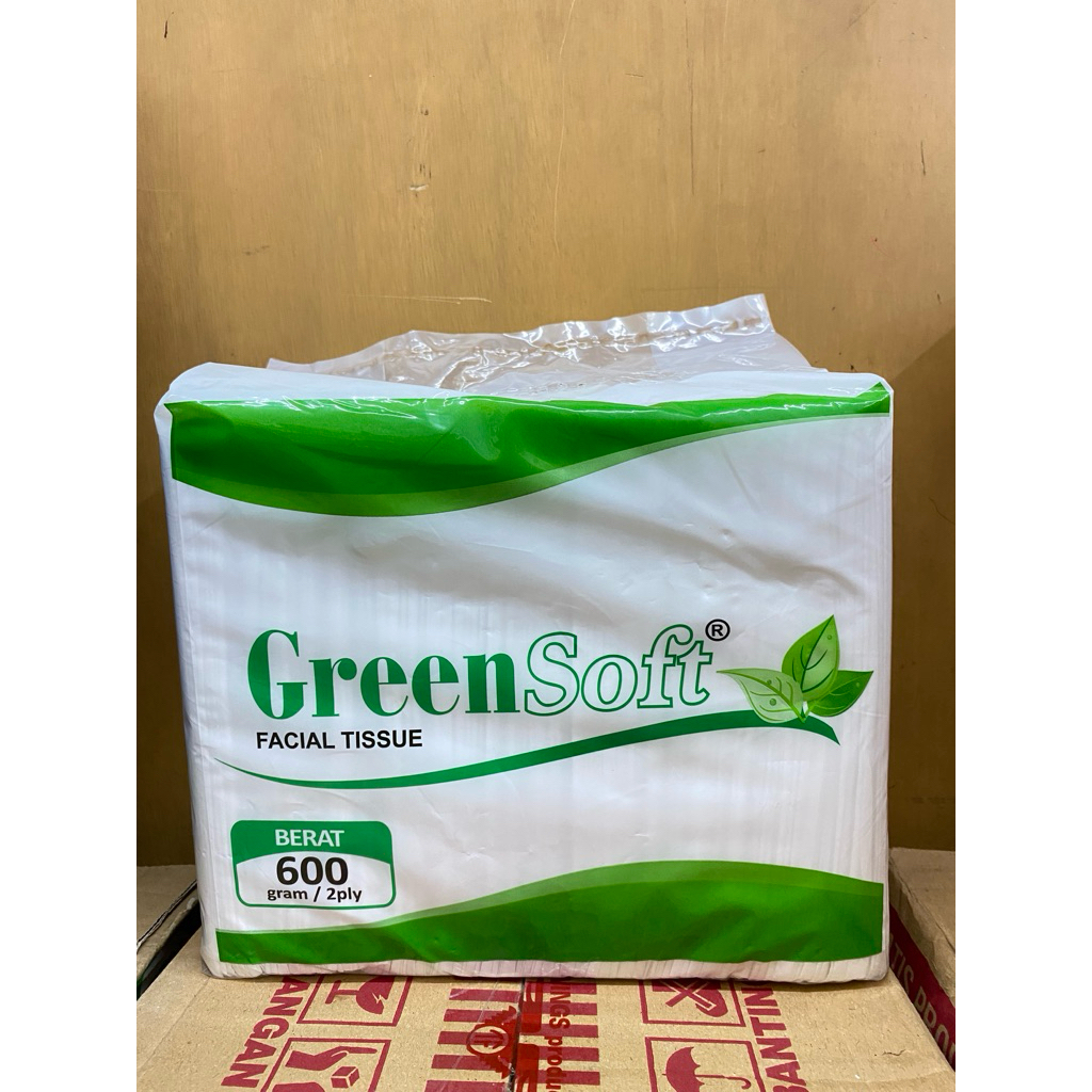 Green Soft Facial Tissue 600gram