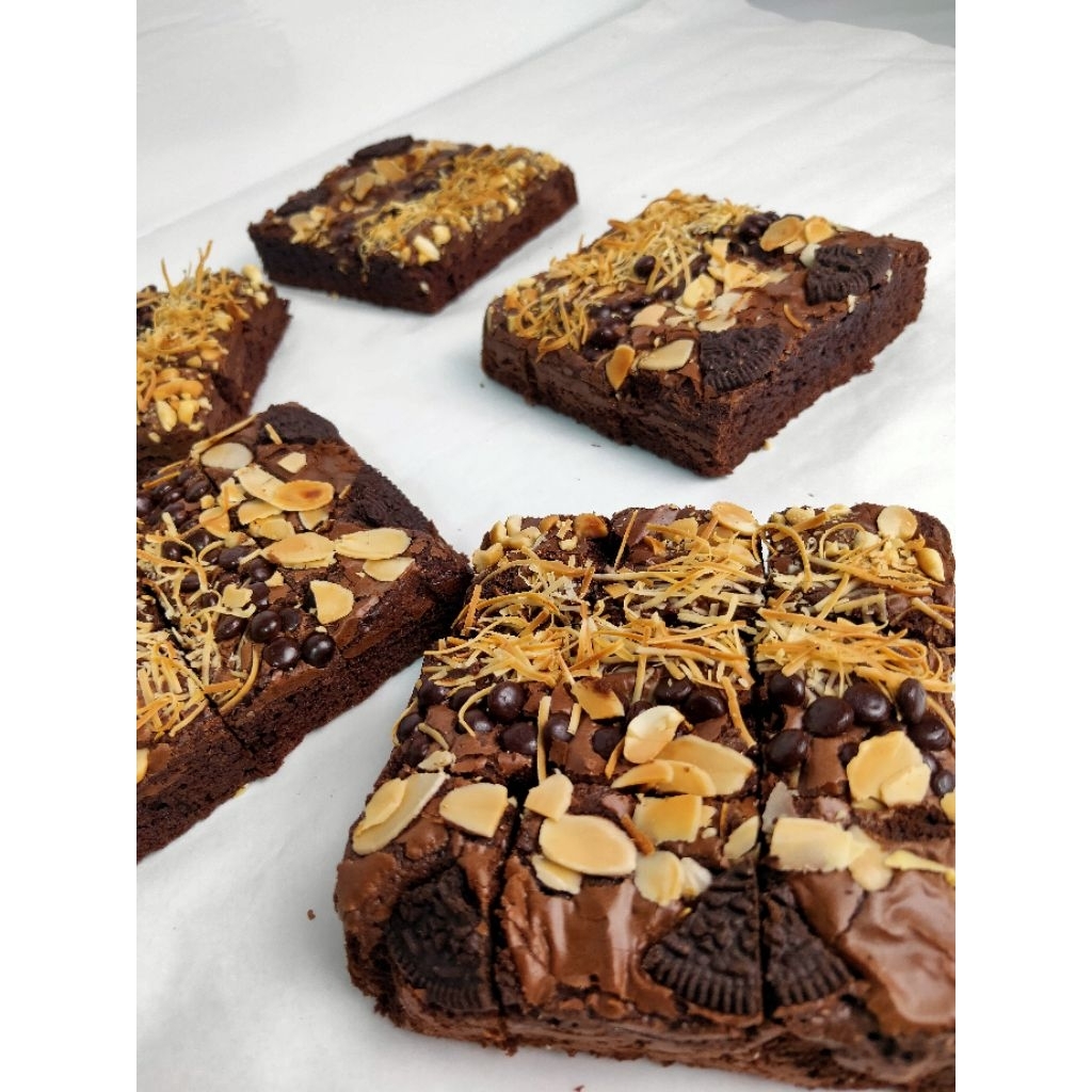 Fudgy Brownies | Fudgy Brownies Panggang | Fudgy Brownies Coklat | Fudgy Brownies Sekat | Fudgy Brow