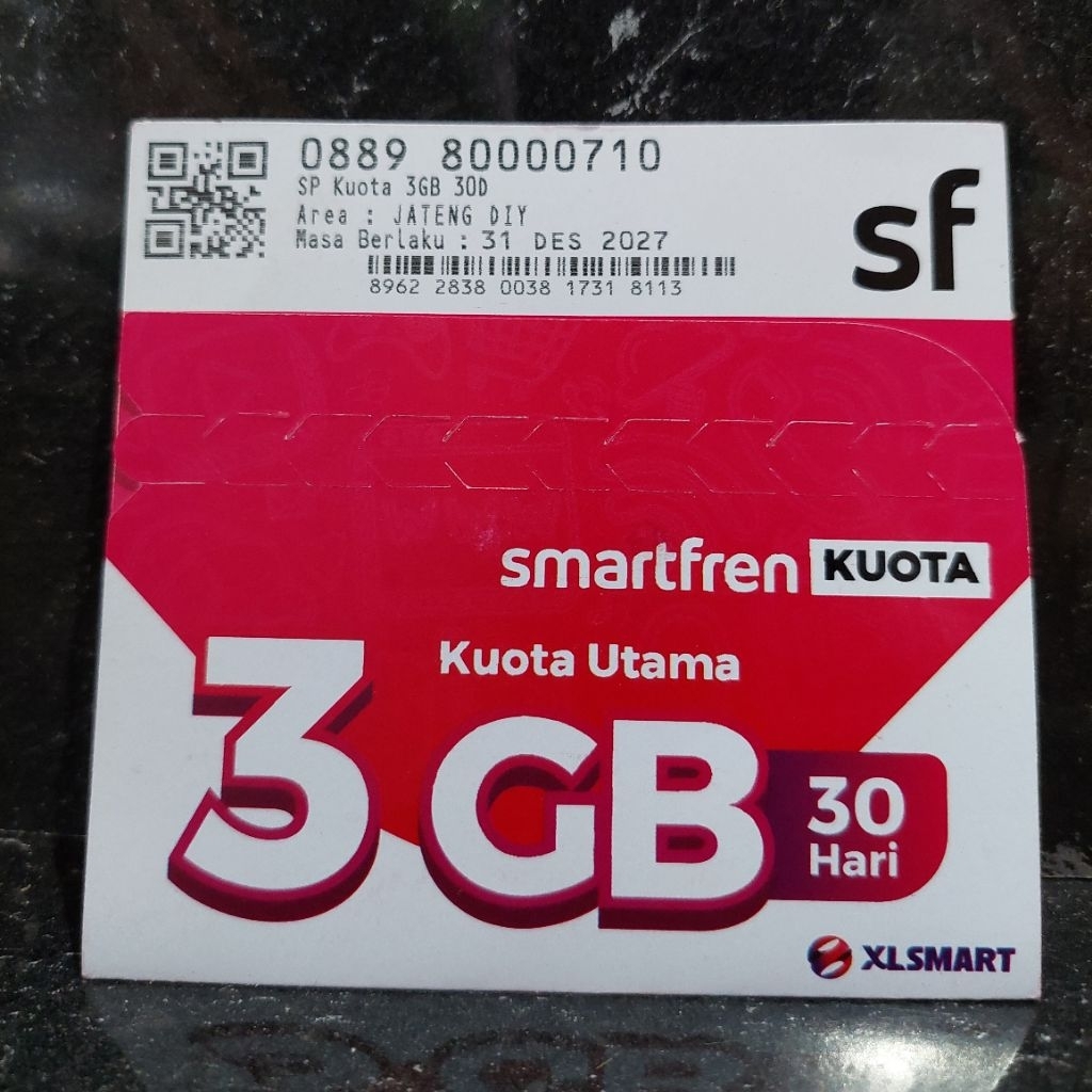NOMOR CANTIK Smartfren KARTU Perdana SMARTFREN KUOTA 3GB  NOCAN 11 12  DIGIT